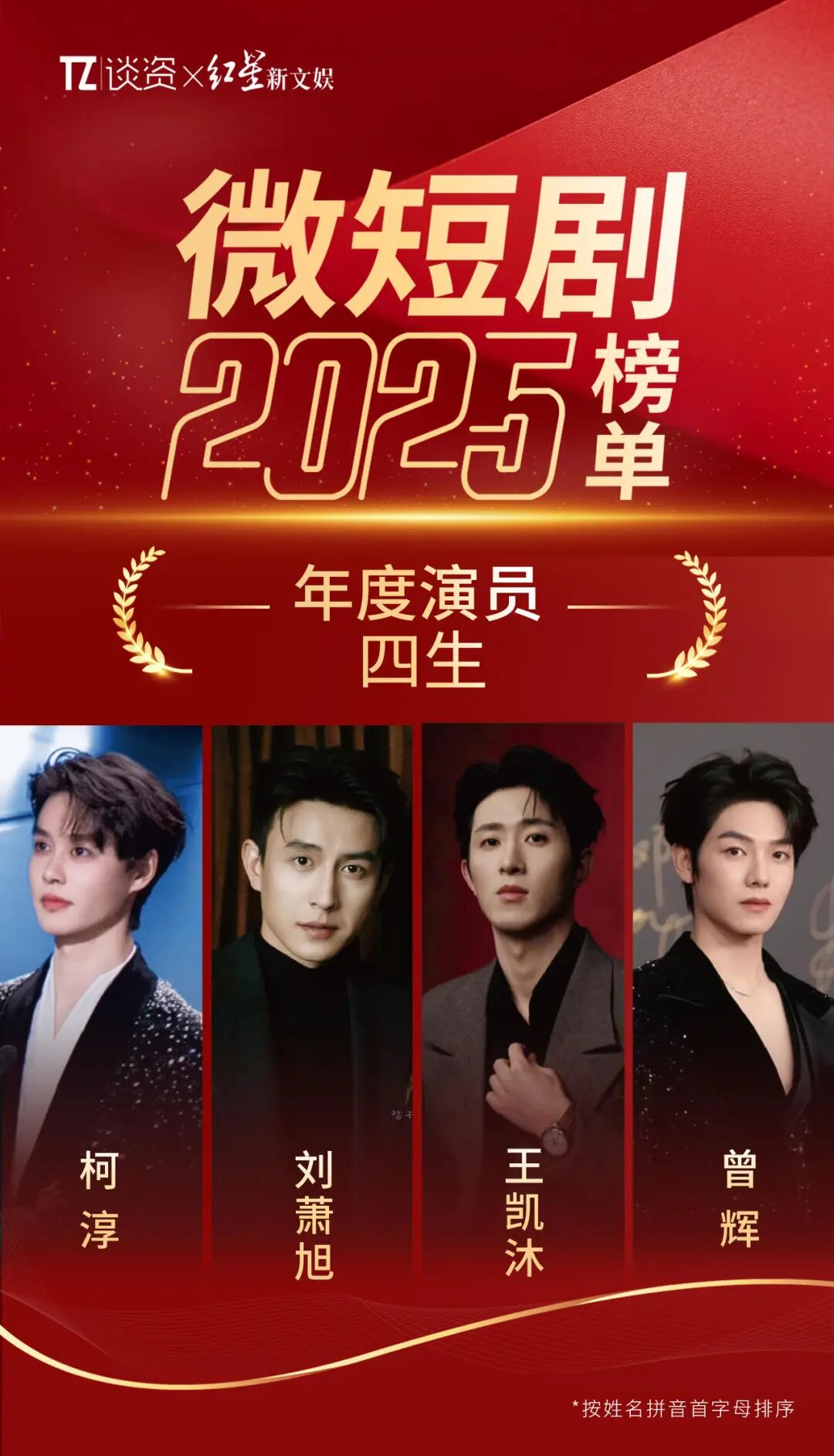 2025微短剧年度榜单揭晓！谁是你心目中的年度四生，年度四旦？