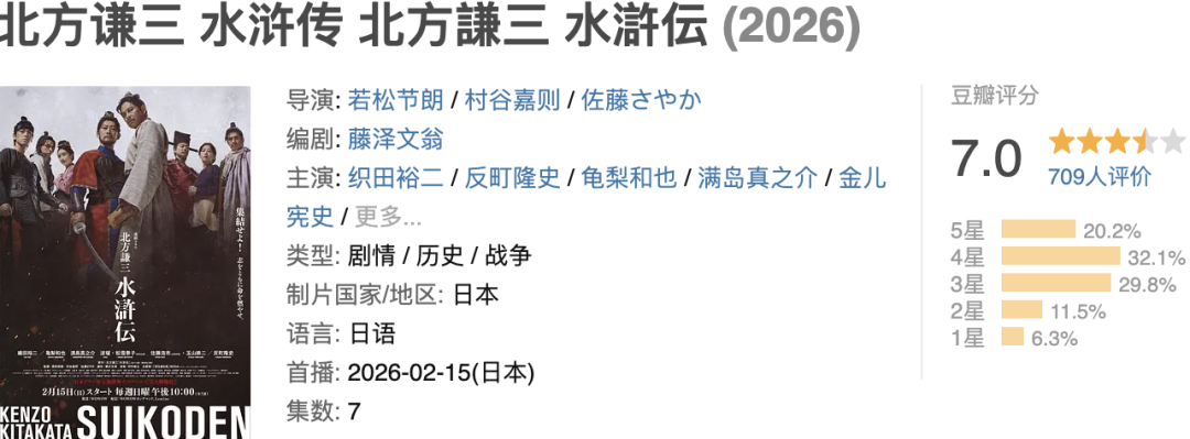 日版《水浒传》开播，太顶了